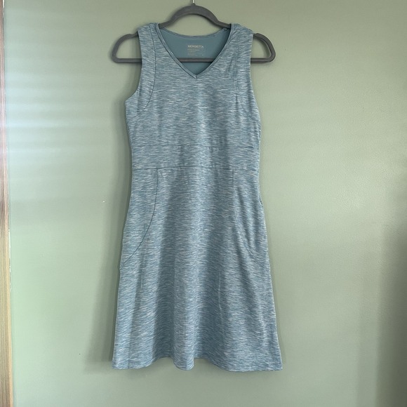Mondetta Dresses & Skirts - Mondetta Performance Luxury Active Dress W/ Pockets Blue Heathered Size Small